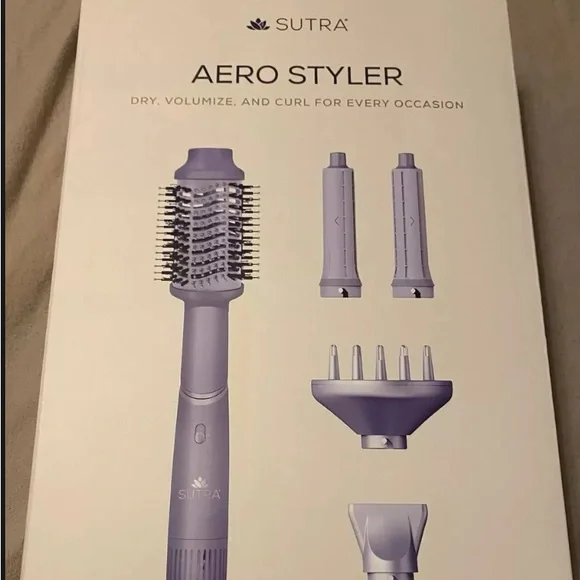 Sutra Aero Styler Lavender Purple Hair Styling Tool Set. Used twice - Picture 10 of 12